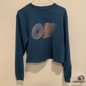 Outdoor Voices Cropped Logo Sweatshirt